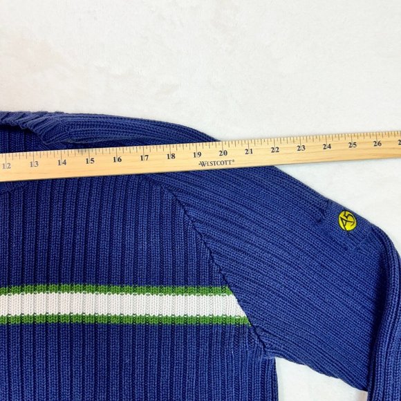 THE NORTH FACE A5 Series Men's L Vintage 90s Ribbed Knit Crewneck Winter Sweater - Picture 9 of 11